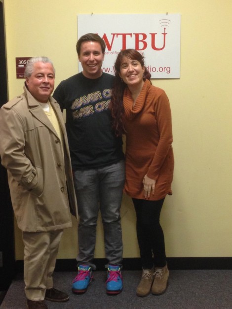 JM with Lilia Salsano and Marco Flores-Villanueva